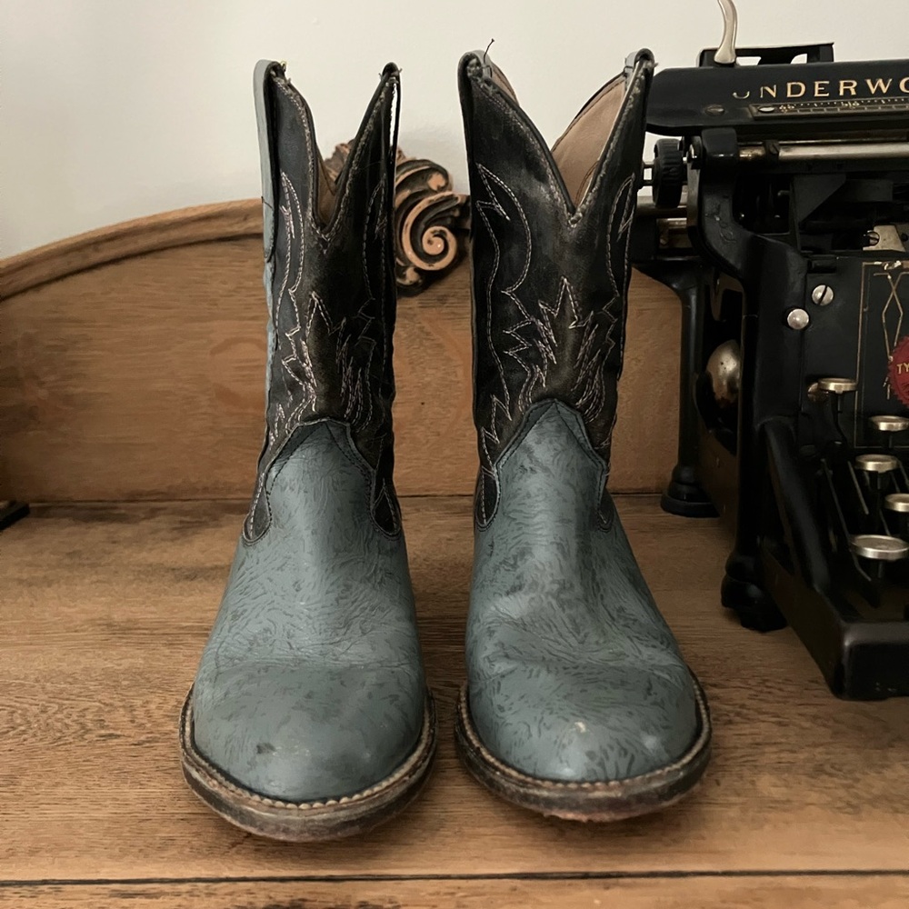 Vintage Kids Cowboy Boots approx size 13